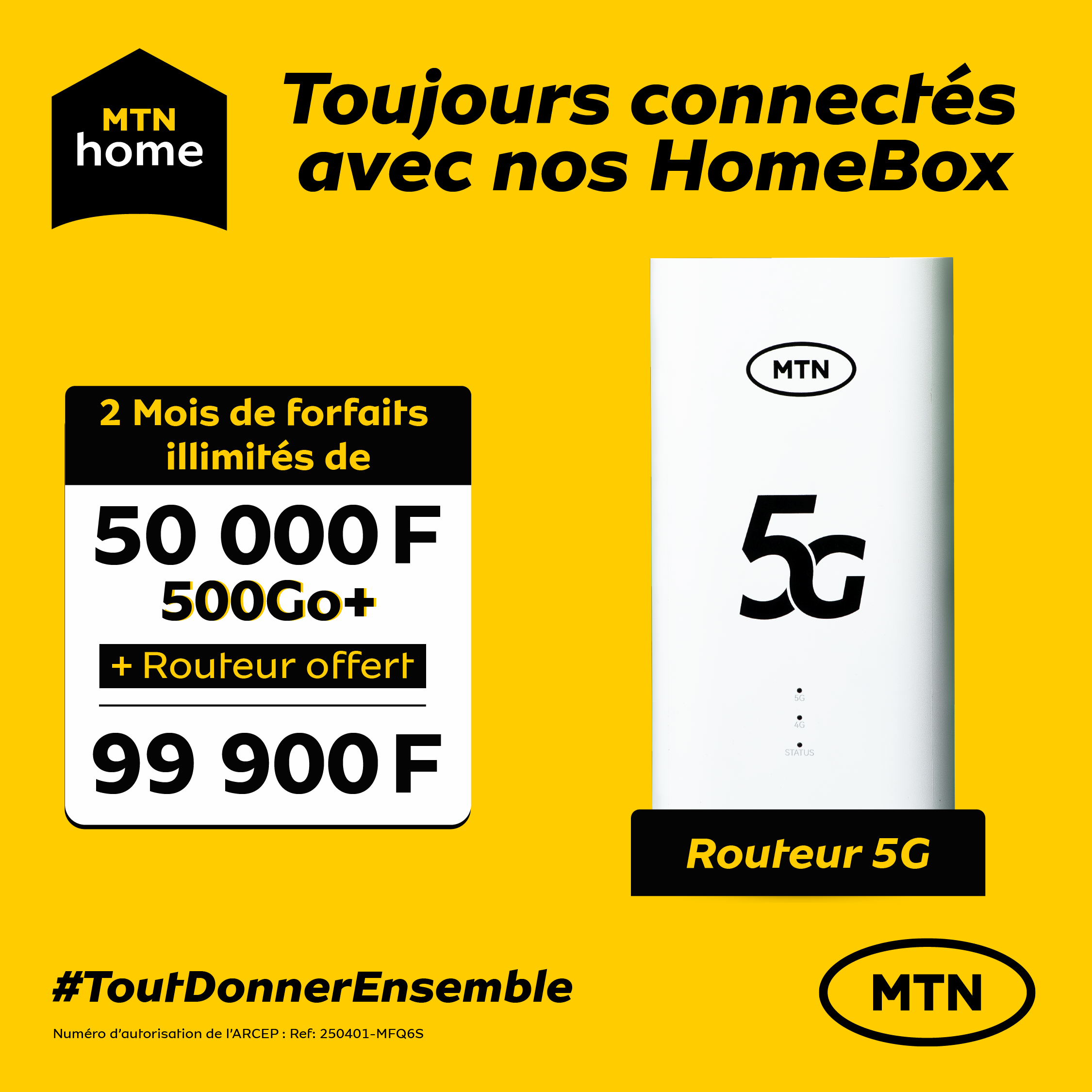 Routeur MTN HomeBox 5G (H153-381)