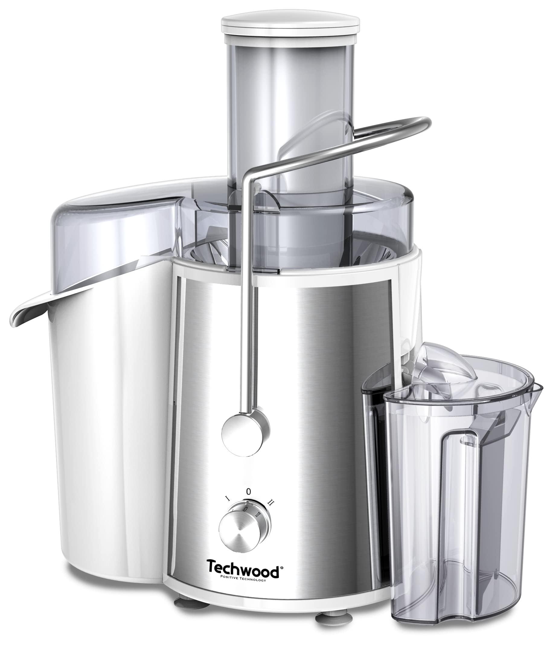 Extracteur de Jus 1000W en Inox Blanc TECHWOOD